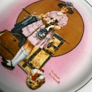 Norman Rockwell Plate Vacation’s Over